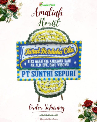 Papan Bunga Duka di Tigabinanga