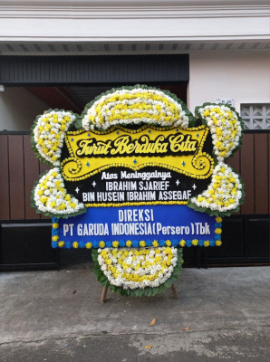 Papan Bunga Duka di Tigabinanga
